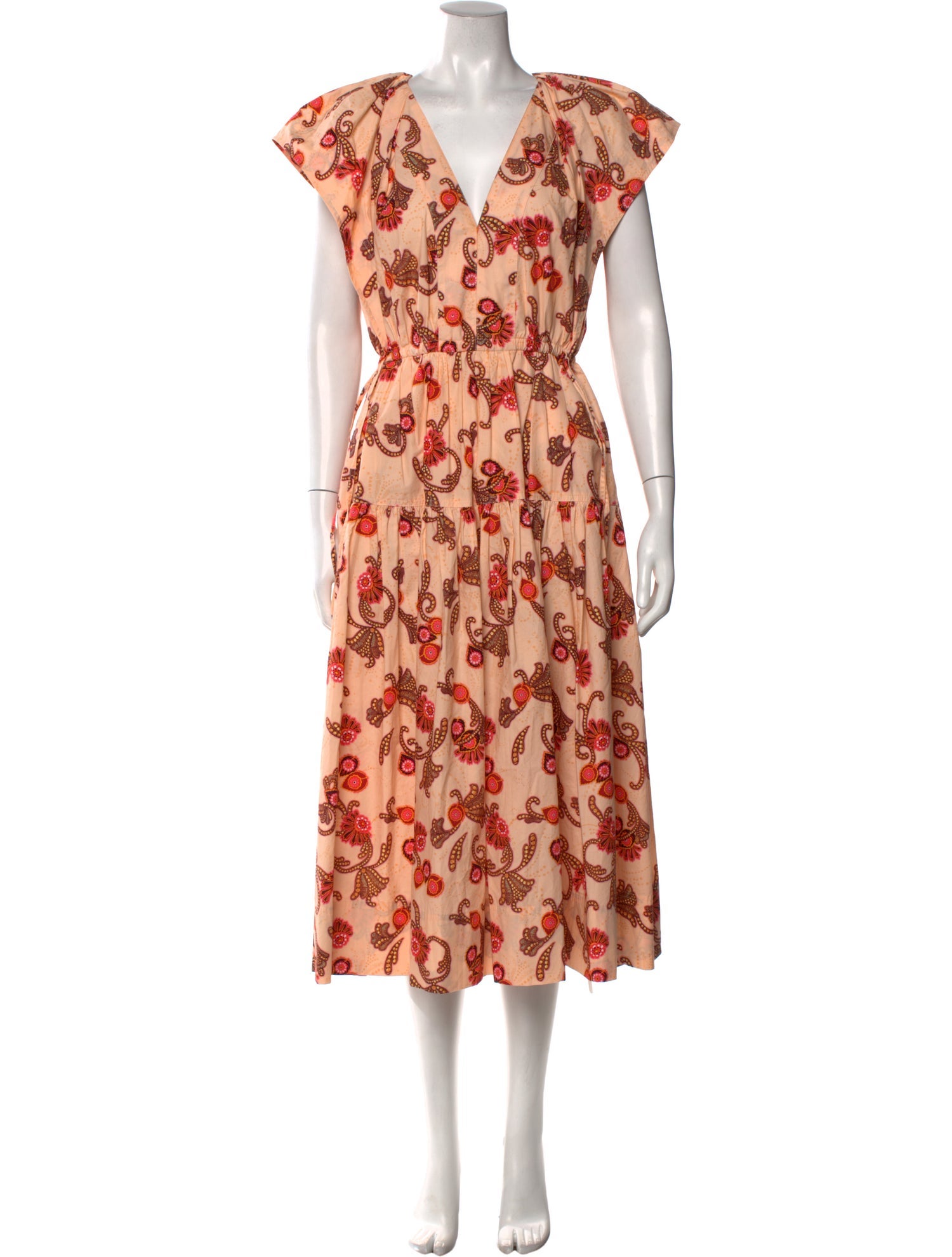 A.L.C. Floral Print Long Dress