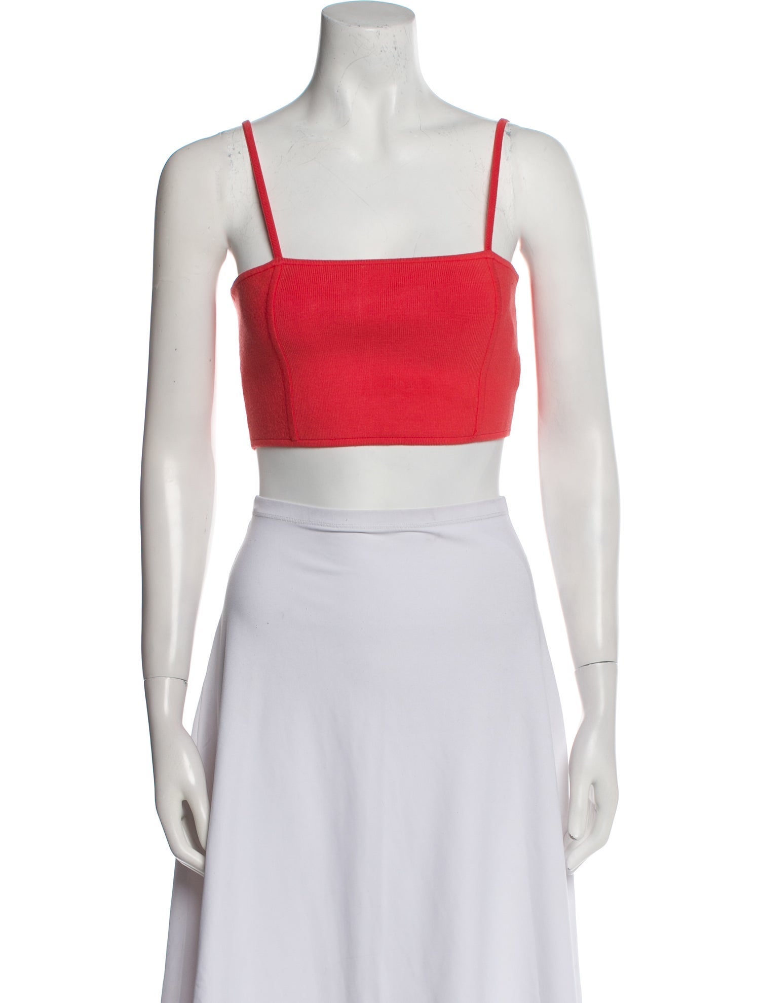 A.L.C. Square Neckline Sleeveless Crop Top