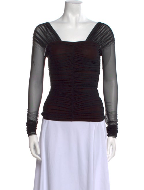 A.L.C. Square Neckline Long Sleeve Top