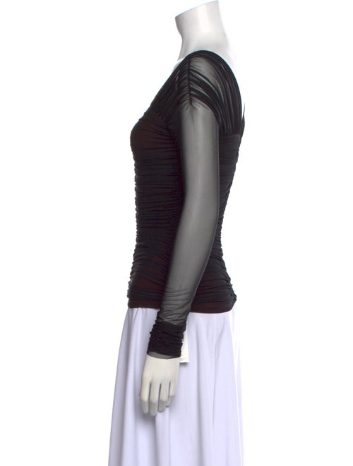 A.L.C. Square Neckline Long Sleeve Top