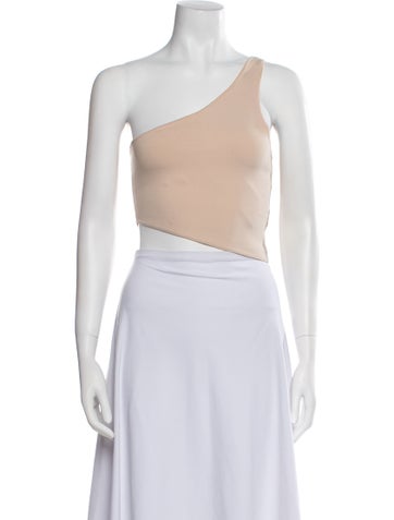 A.l.c. Tops One-Shoulder Sleeveless Crop Top XS