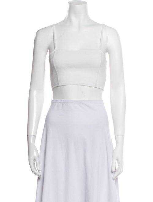 A.L.C. Square Neckline Sleeveless Crop Top