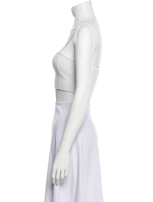 A.L.C. Square Neckline Sleeveless Crop Top