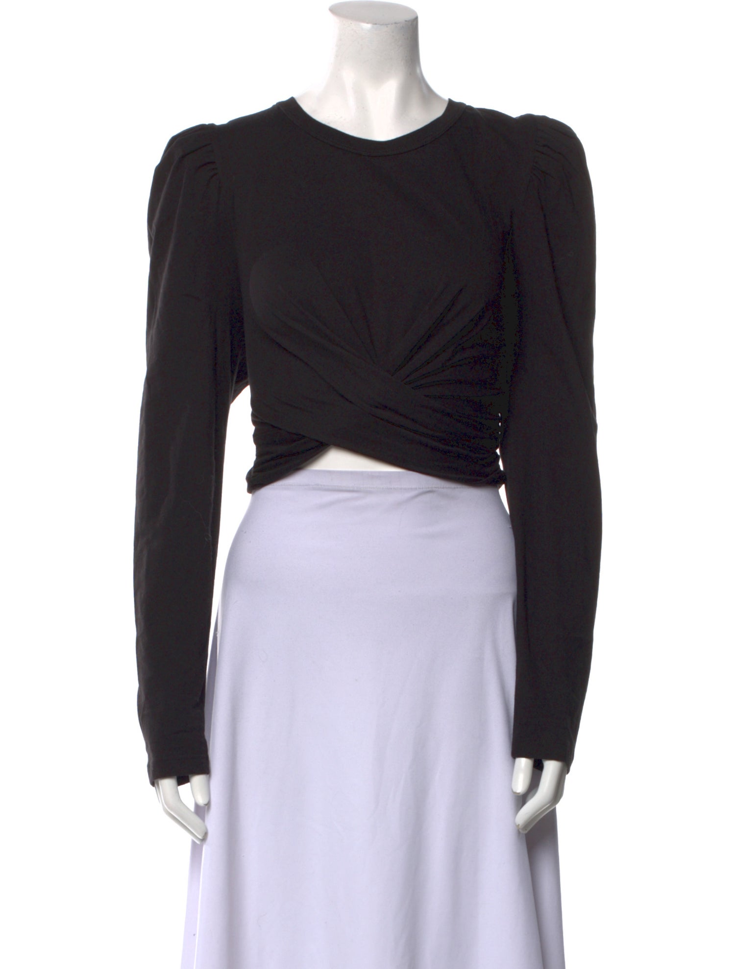 A.L.C. Crew Neck Long Sleeve Crop Top w/ Tags