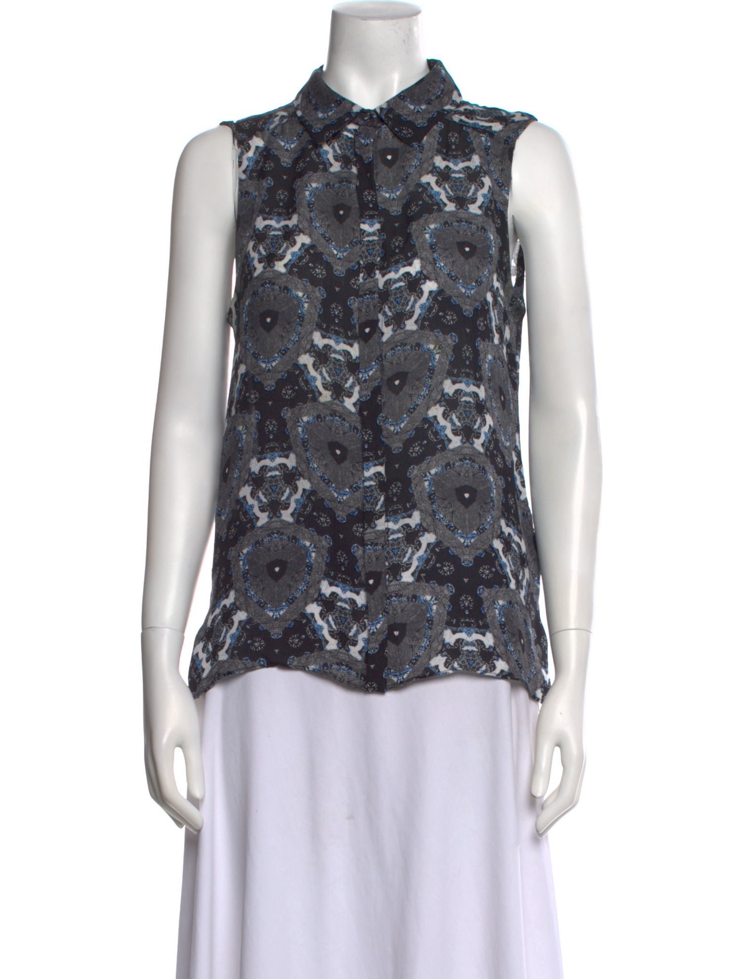 A.L.C. Silk Printed Top