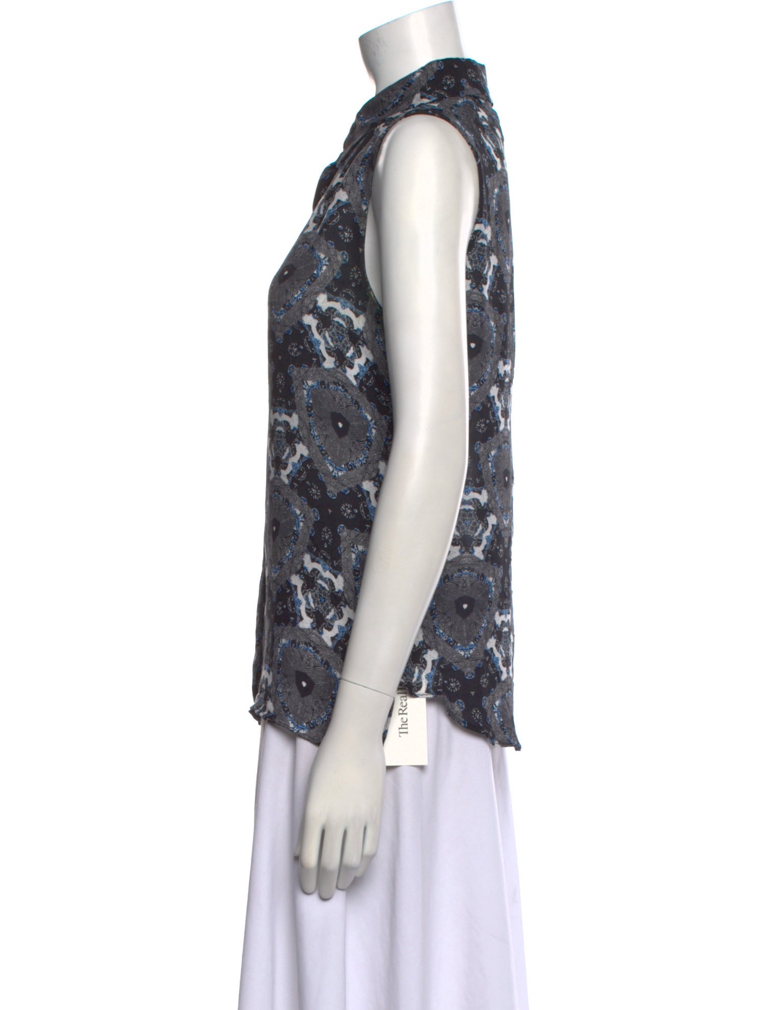 A.L.C. Silk Printed Top