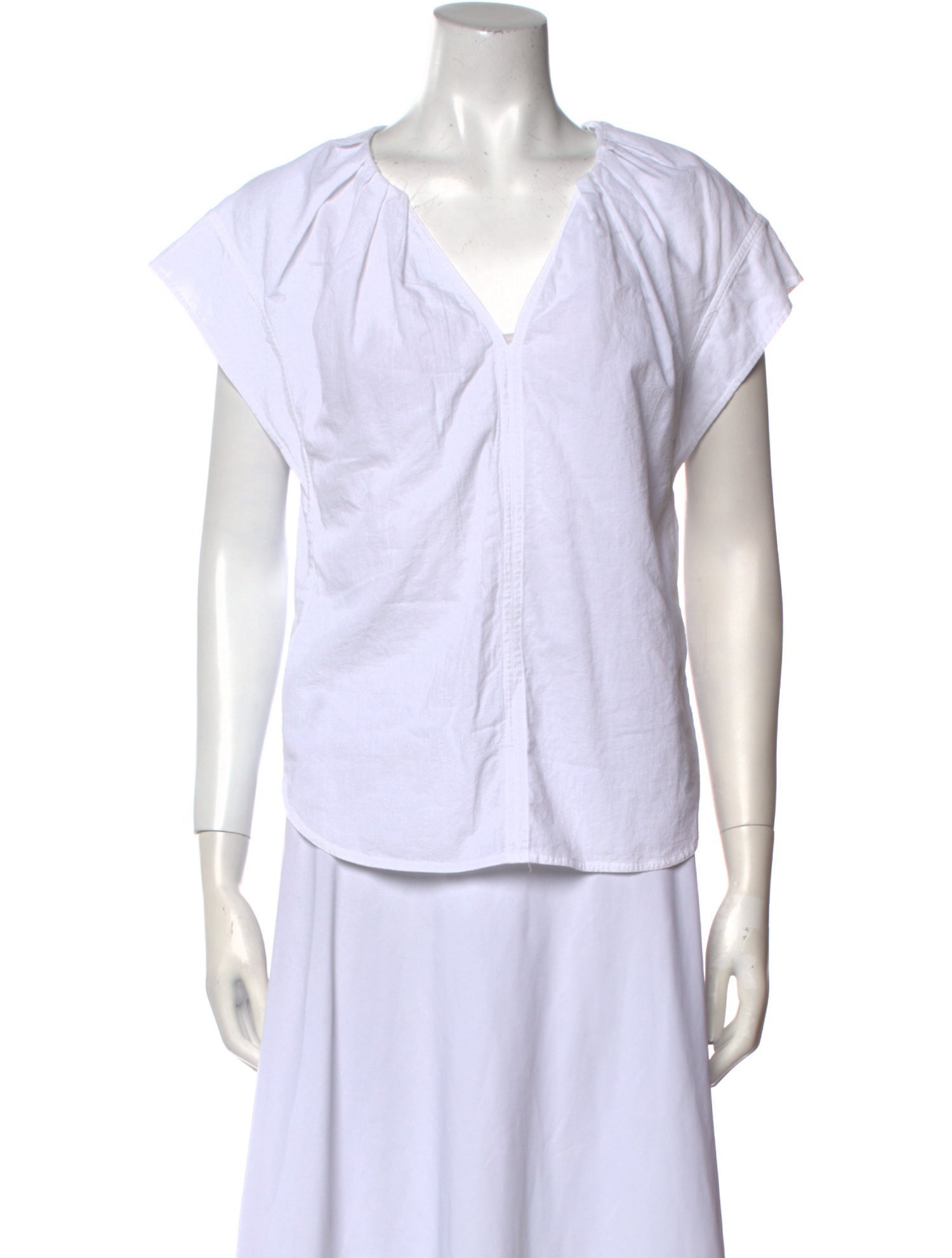 A.L.C. V-Neck Short Sleeve Top