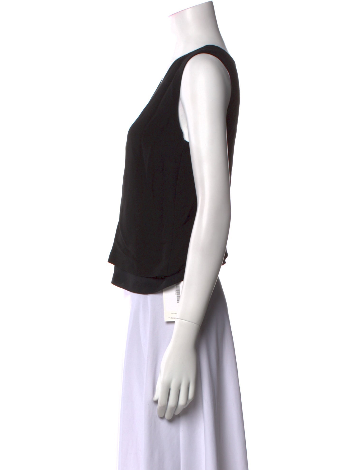 A.L.C. V-Neck Sleeveless Crop Top