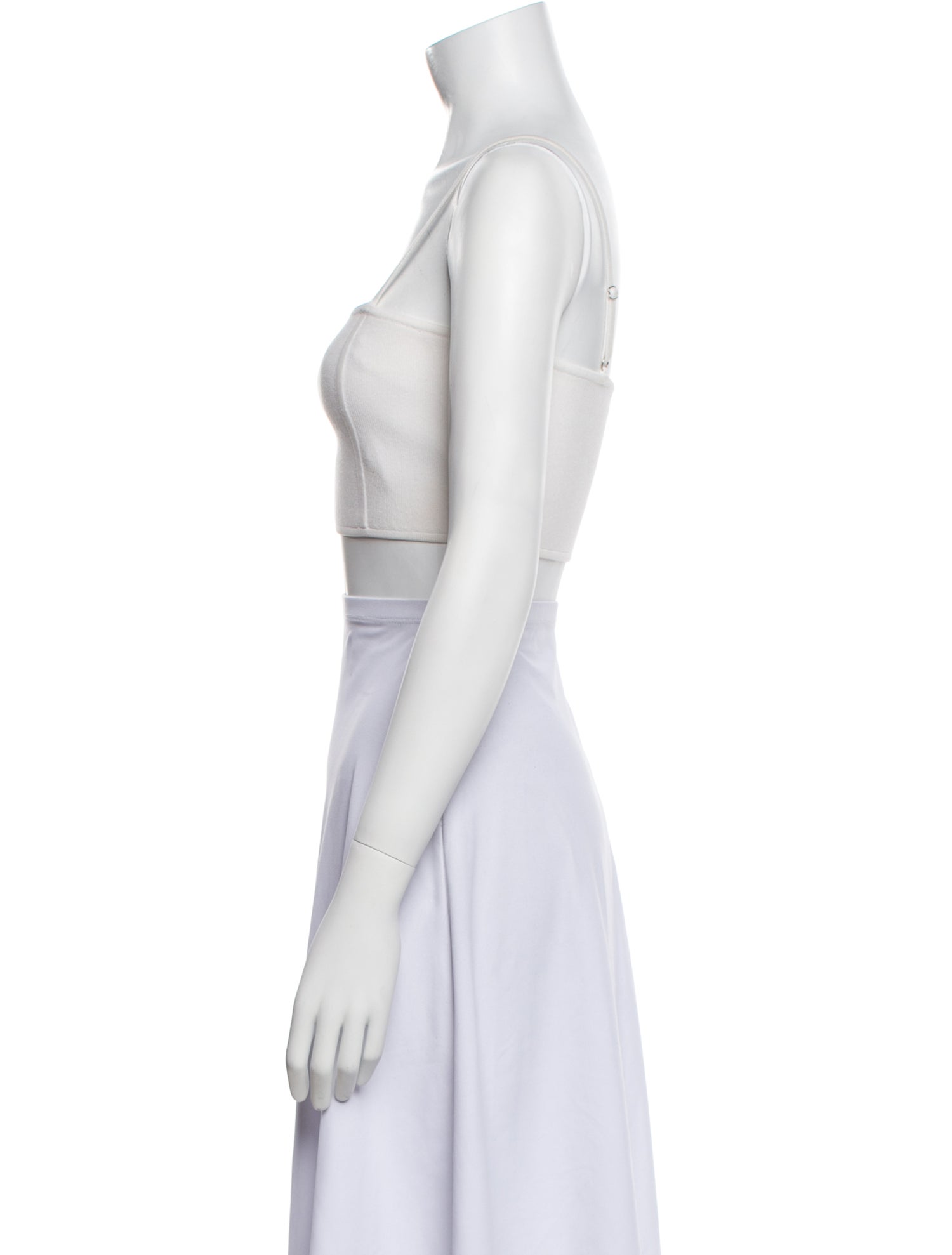 A.L.C. Square Neckline Sleeveless Crop Top