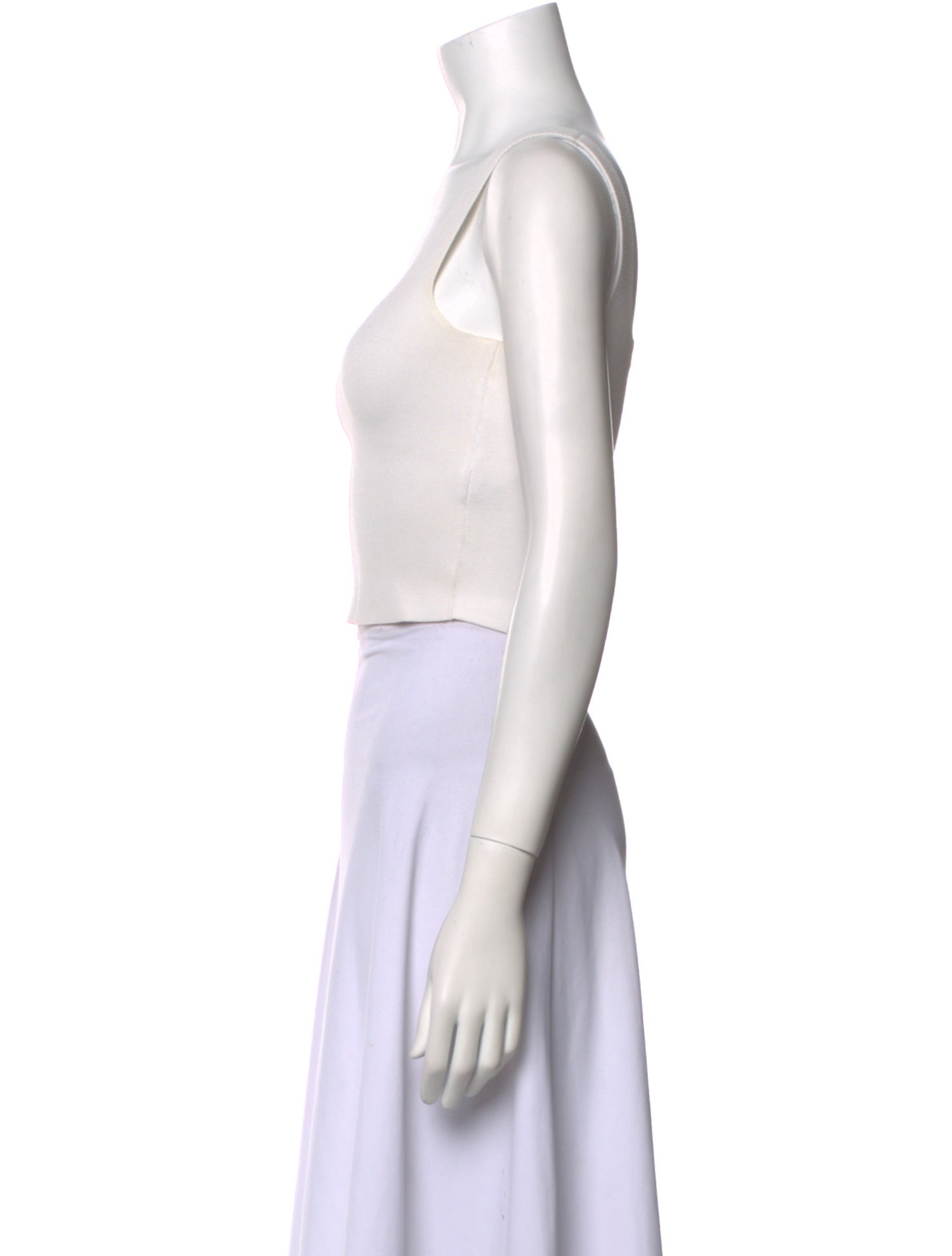 A.L.C. Square Neckline Sleeveless Crop Top