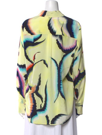 A.L.C. Silk Printed Blouse