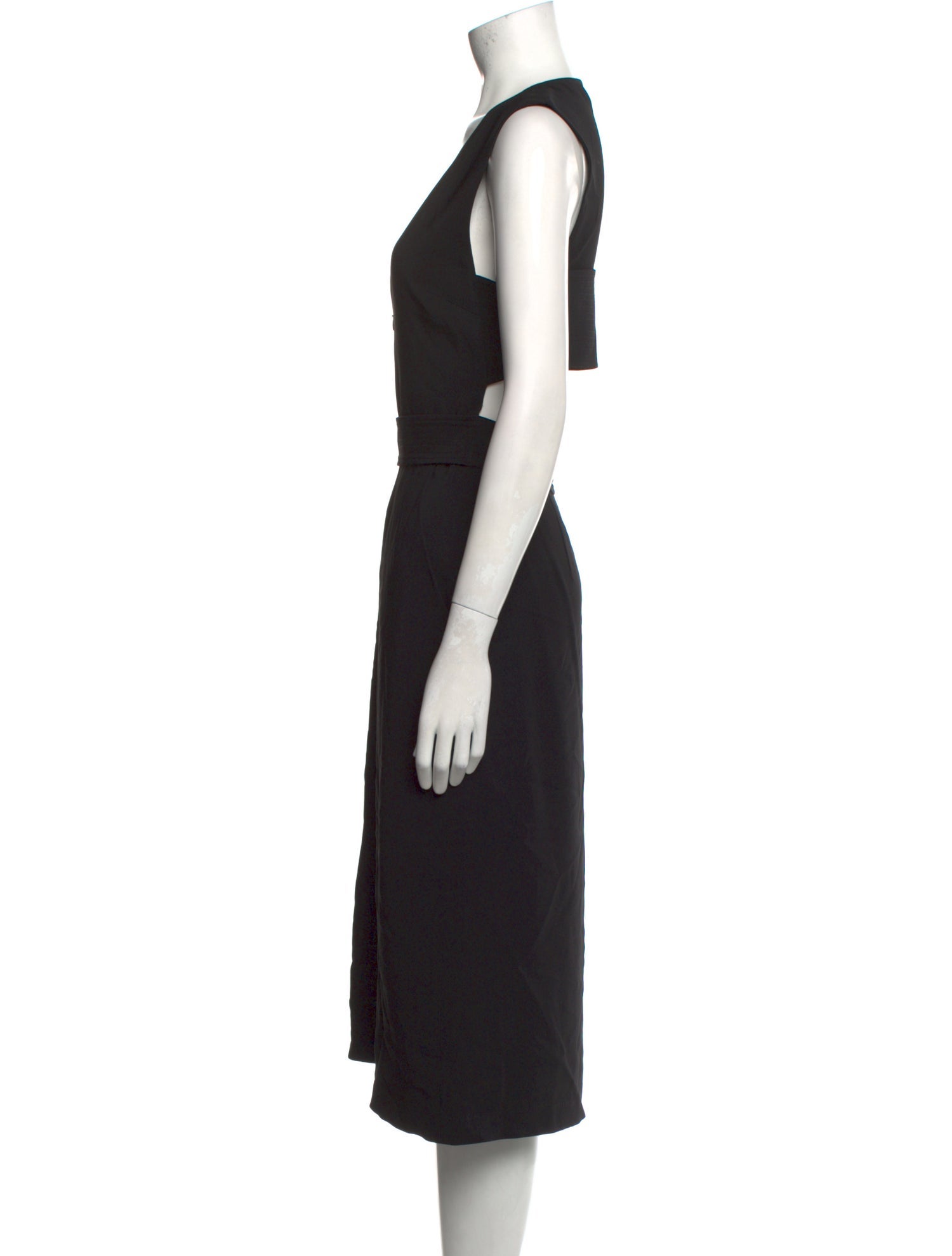 A.L.C. V-Neck Midi Length Dress