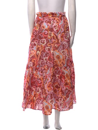 A.L.C. Linen Midi Length Skirt