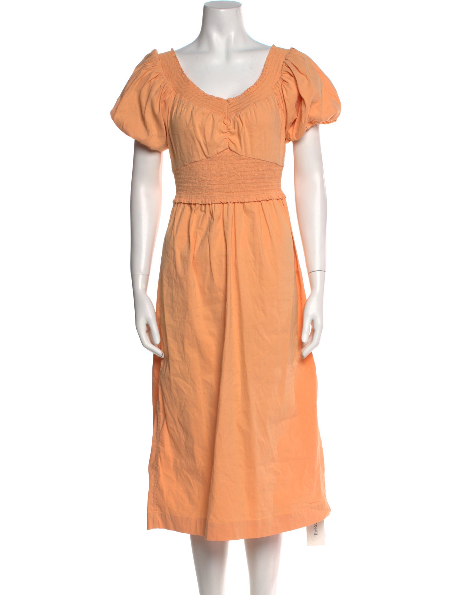 A.L.C. Scoop Neck Midi Length Dress