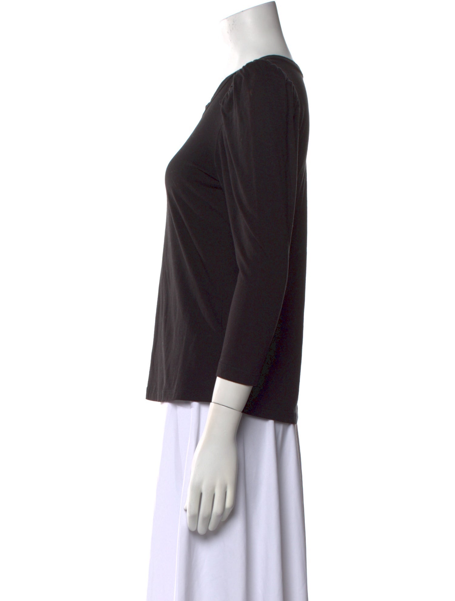 A.L.C. Crew Neck Three-Quarter Sleeve T-Shirt