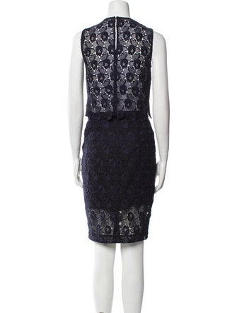 A.L.C. Lace Pattern Embroidered Accent Skirt Set