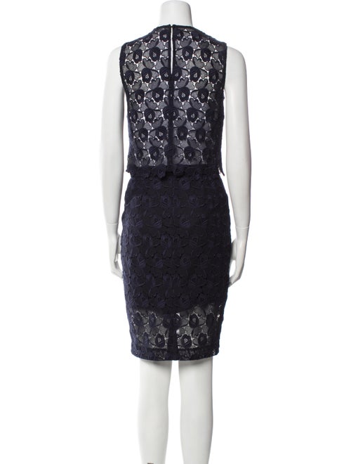 A.L.C. Lace Pattern Embroidered Accent Skirt Set