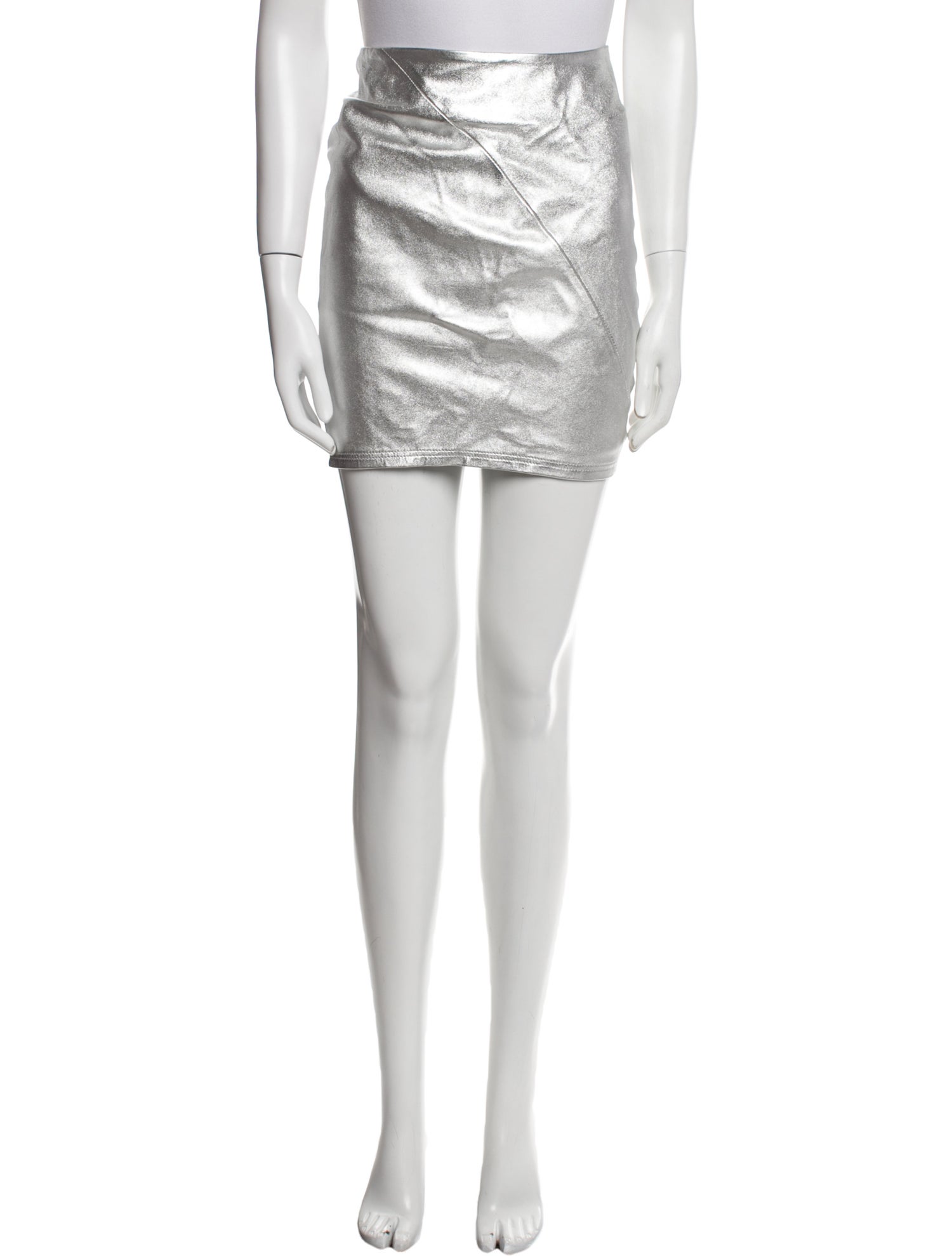 A.L.C. Lamb Leather Mini Skirt