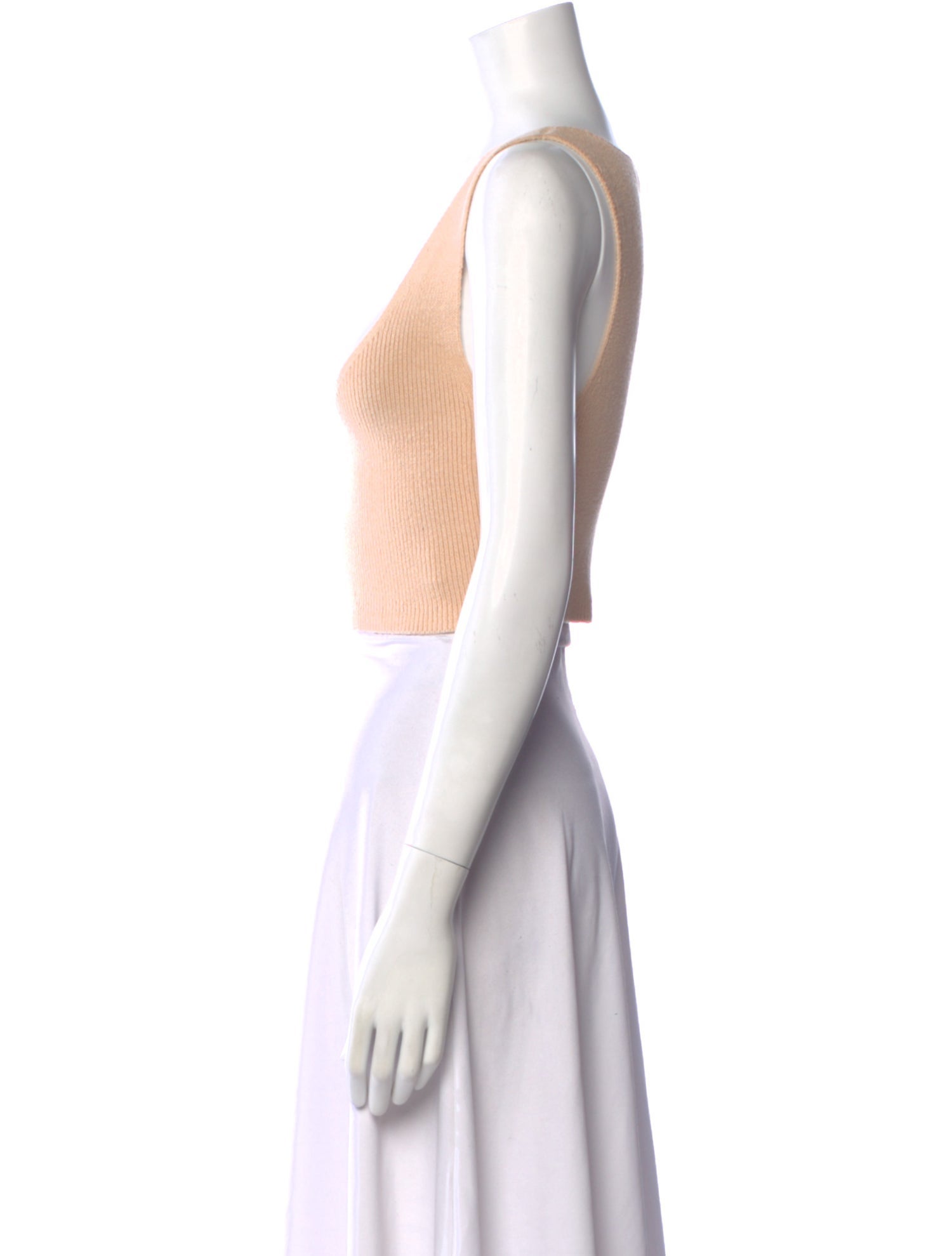 A.L.C. V-Neck Sleeveless Crop Top