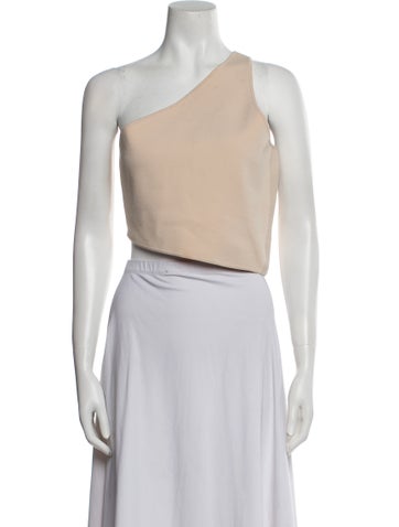 A.l.c. Tops One-Shoulder Sleeveless Crop Top L