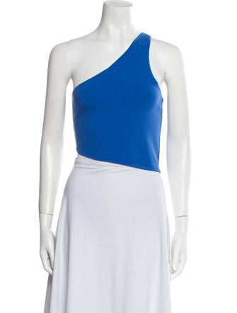 A.L.C. One-Shoulder Sleeveless Crop Top