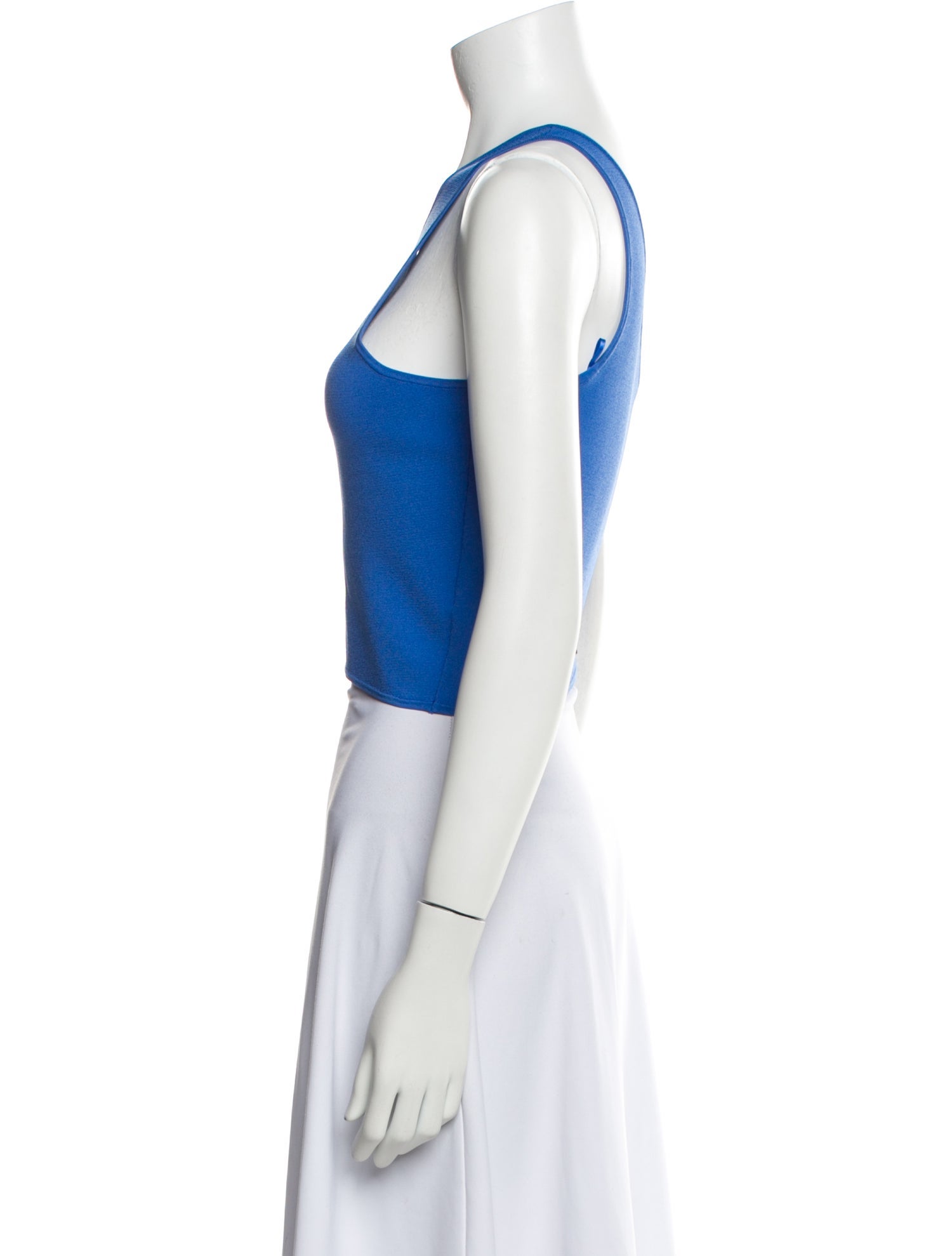 A.L.C. One-Shoulder Sleeveless Crop Top