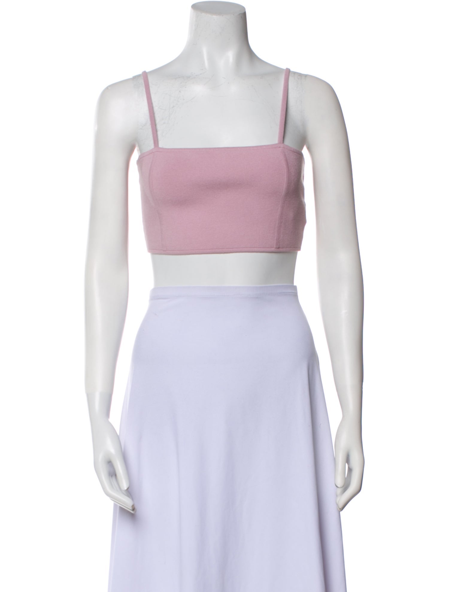 A.L.C. Square Neckline Sleeveless Crop Top