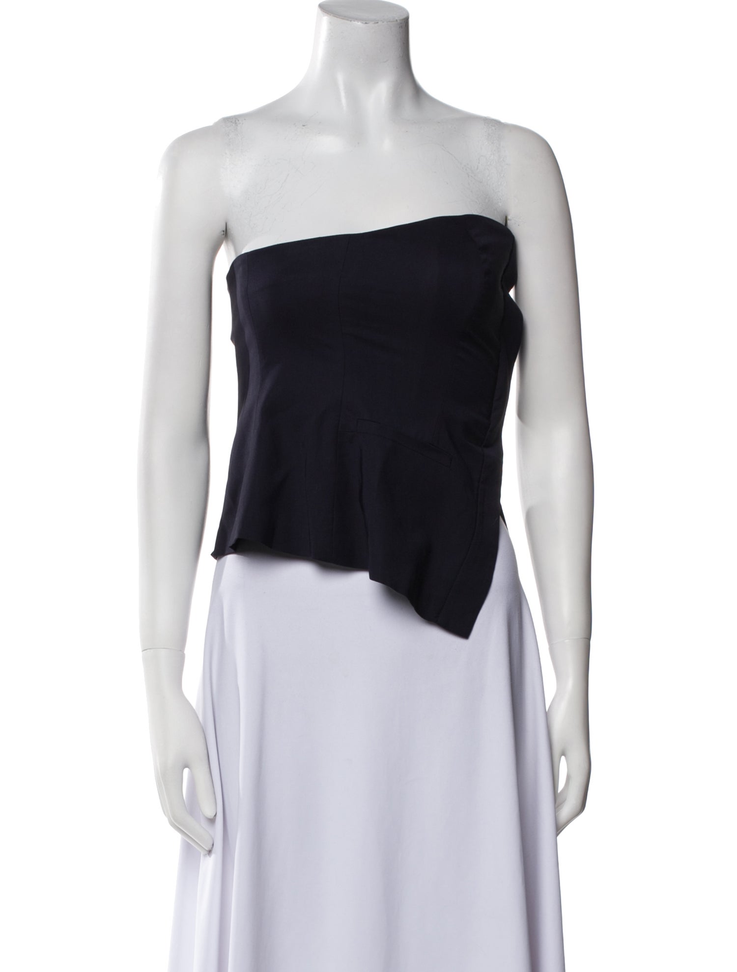 A.L.C. Strapless Crop Top