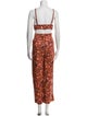 A.L.C. Linen Floral Print Pant Set