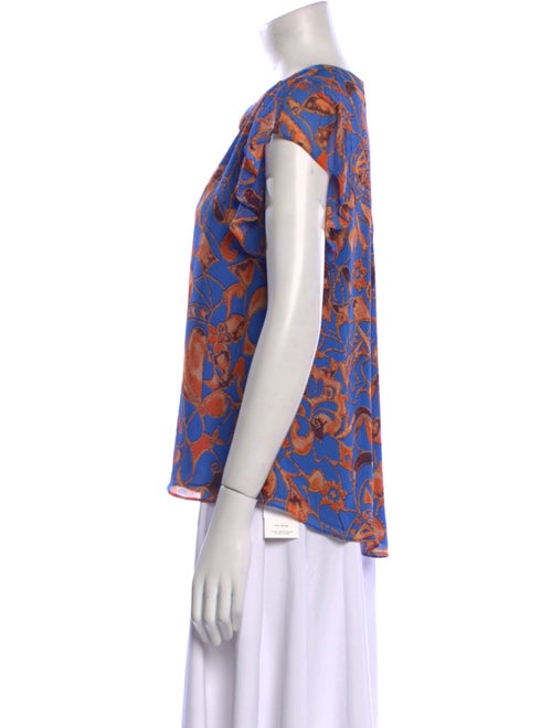 A.L.C. Silk Printed Blouse