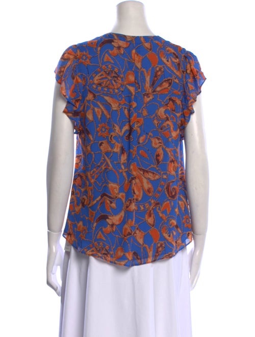 A.L.C. Silk Printed Blouse