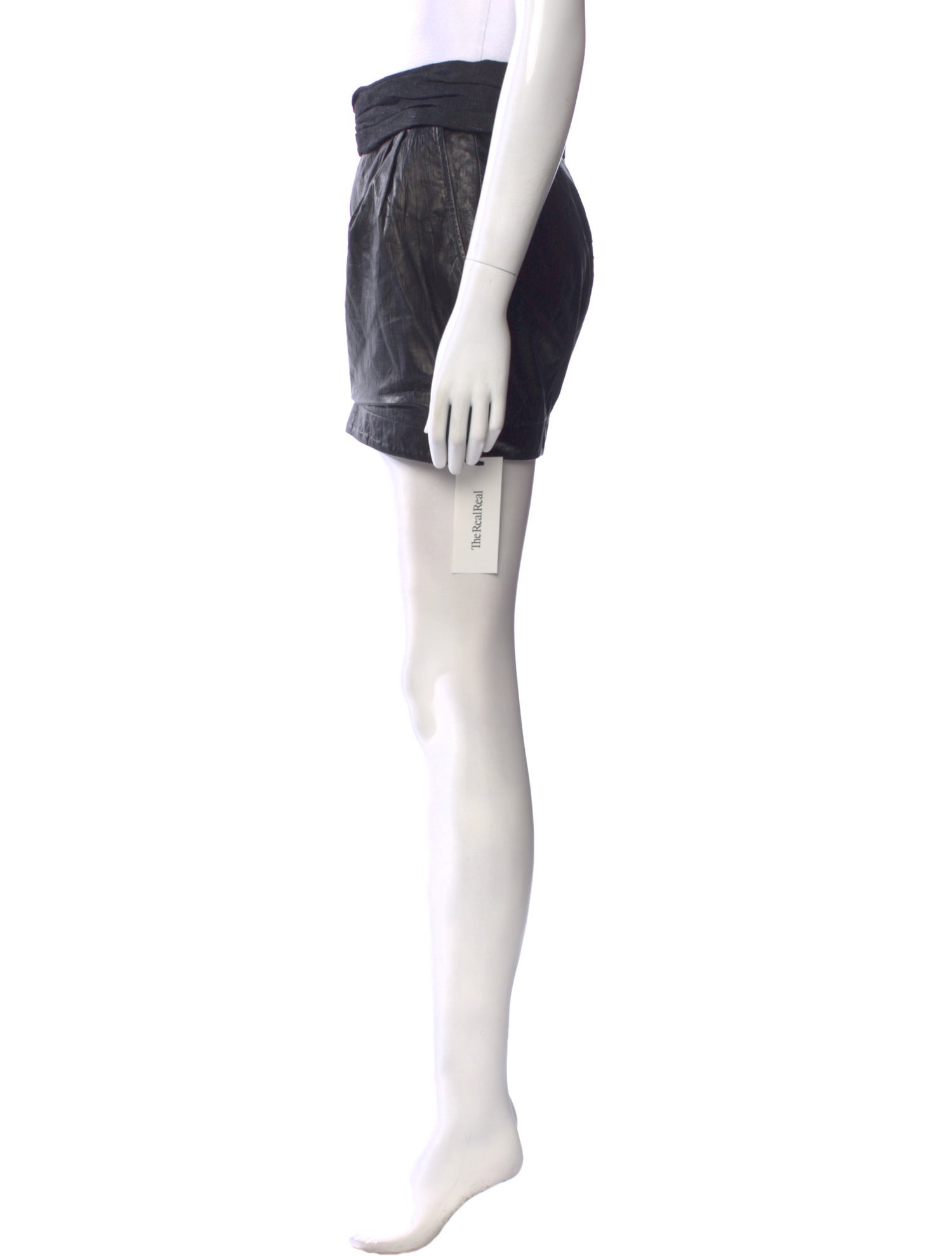 A.L.C. Leather Mini Skirt