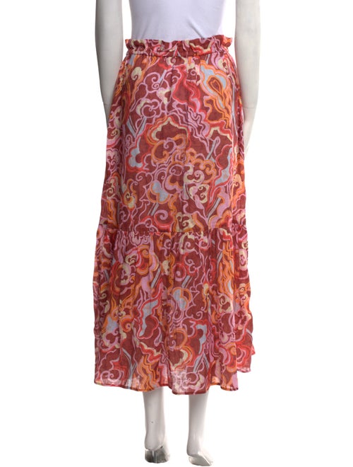 A.L.C. Linen Midi Length Skirt