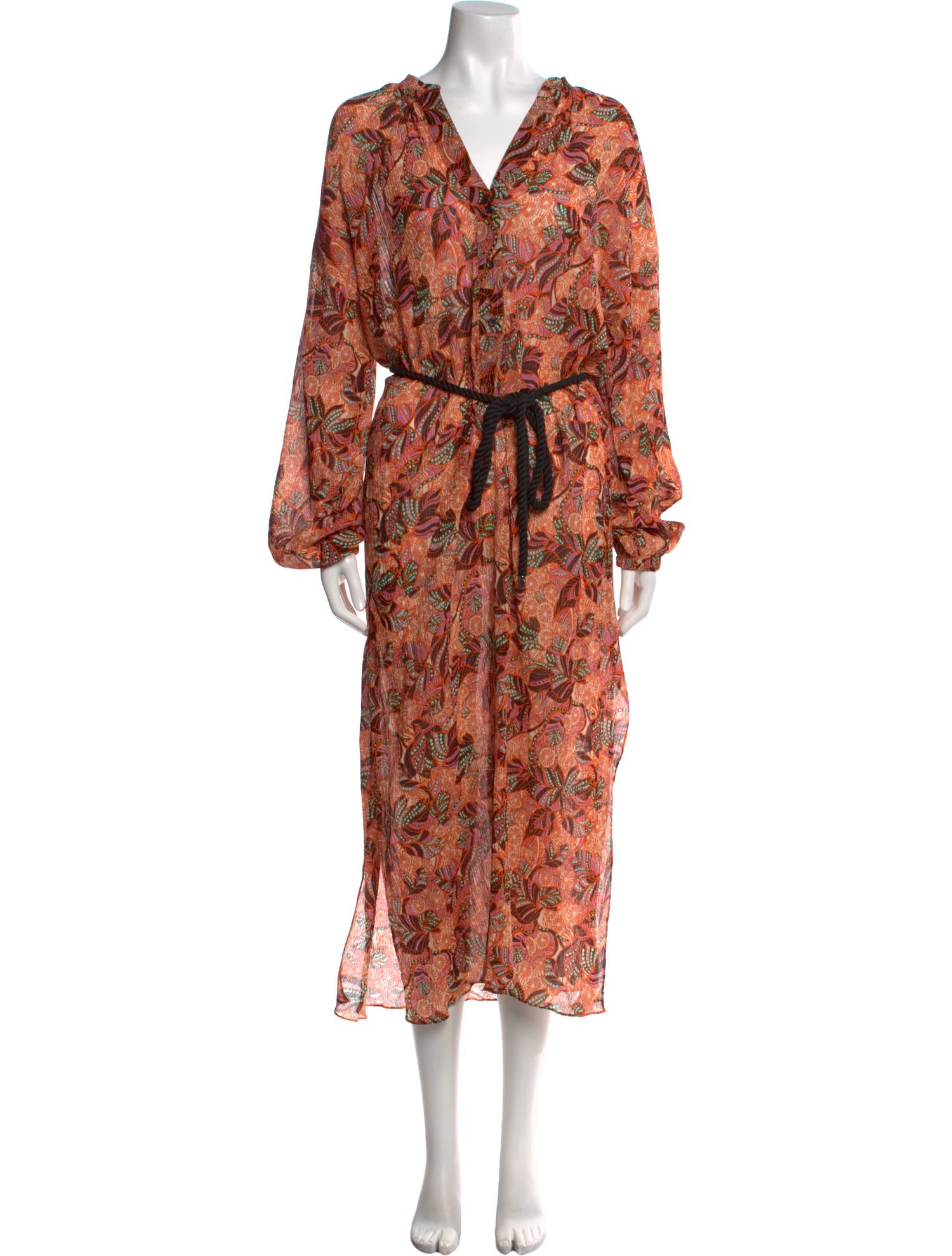 A.L.C. Printed Long Dress