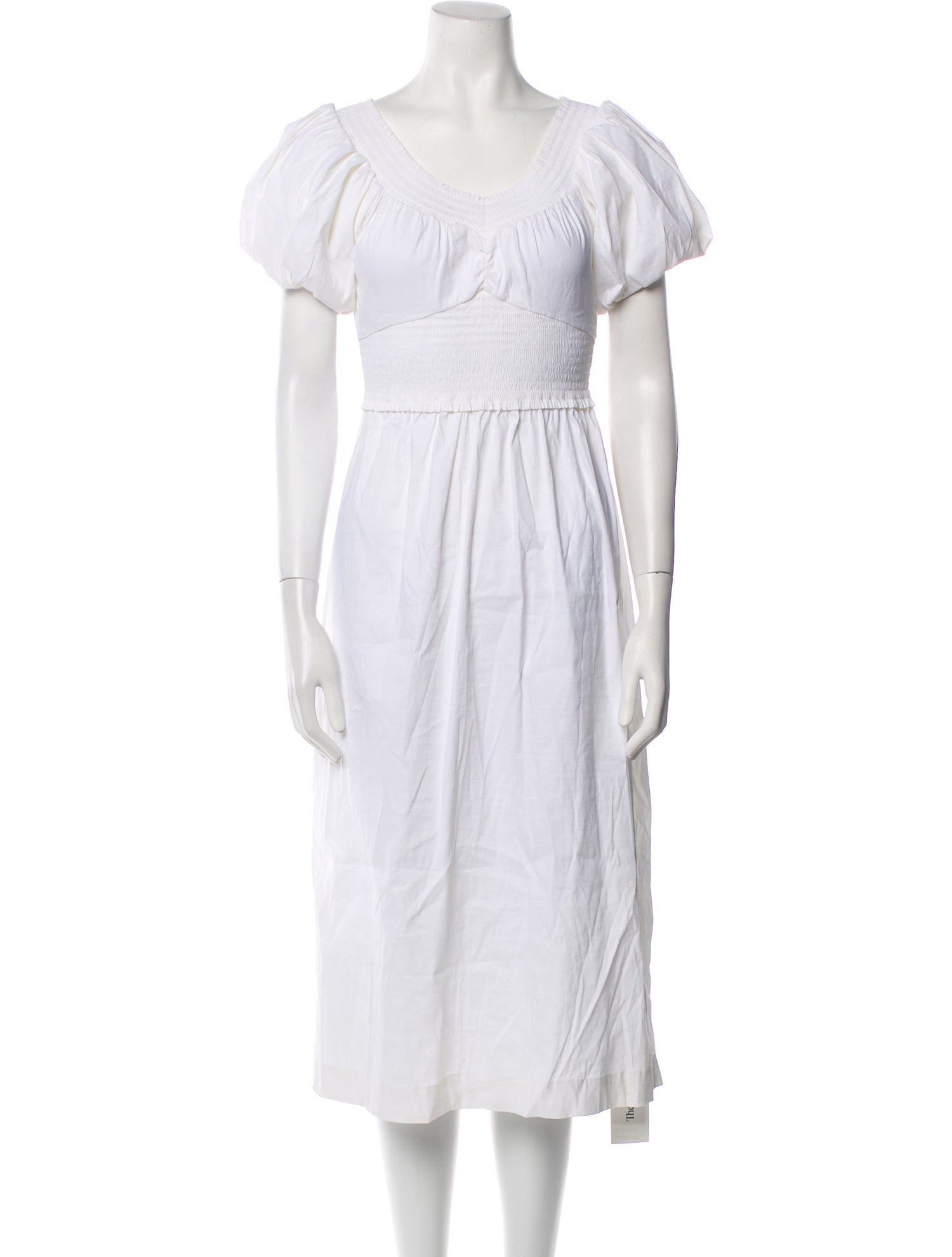 A.L.C. Scoop Neck Midi Length Dress