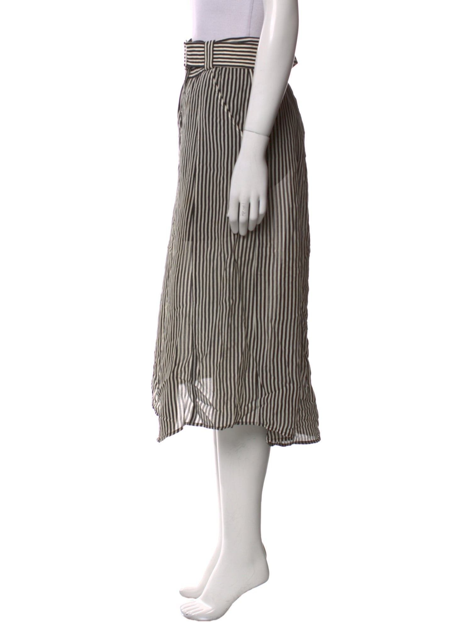 A.L.C. Silk Midi Length Skirt