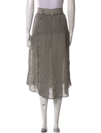 A.L.C. Silk Midi Length Skirt