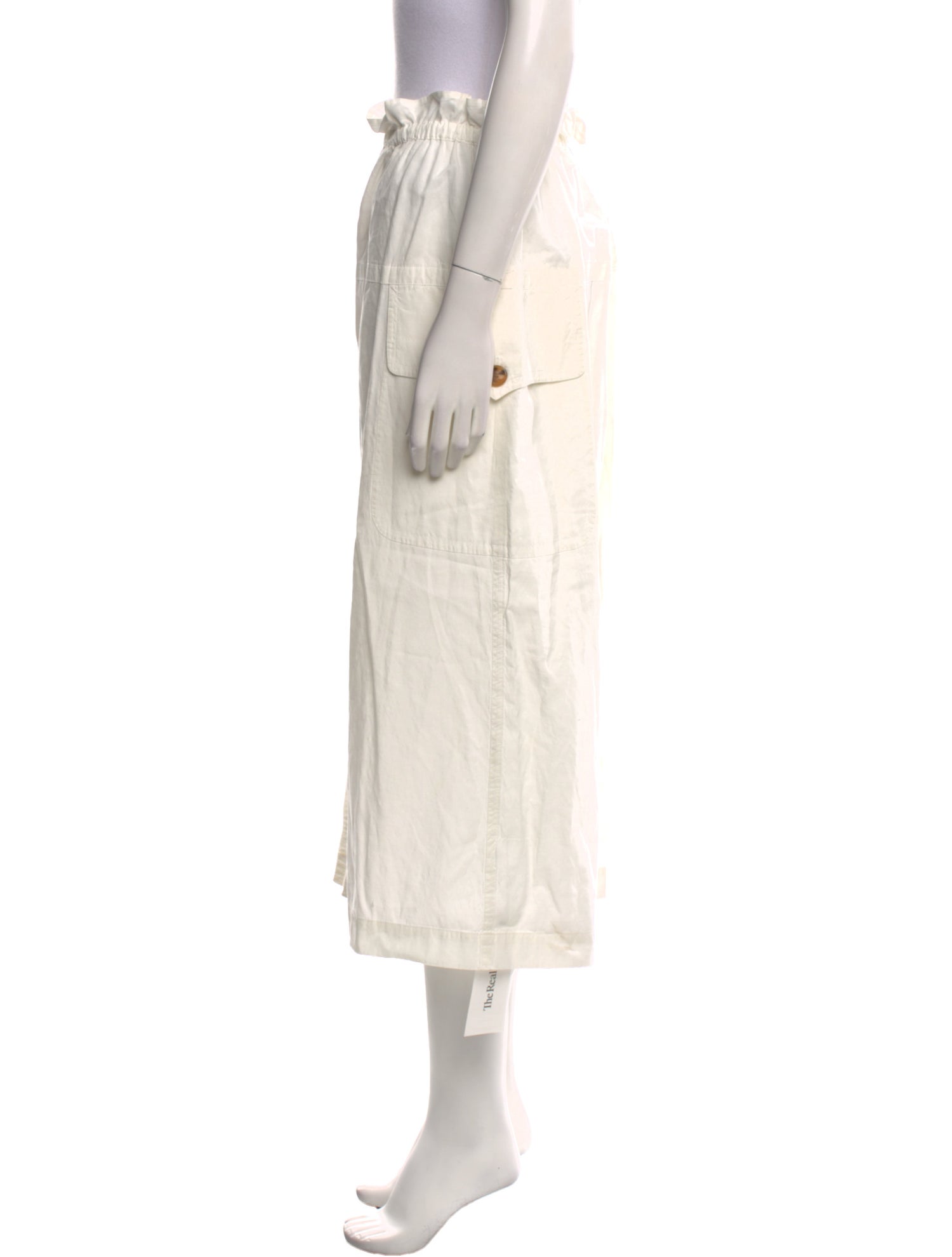 A.L.C. Ruffle Embellishment Midi Length Skirt