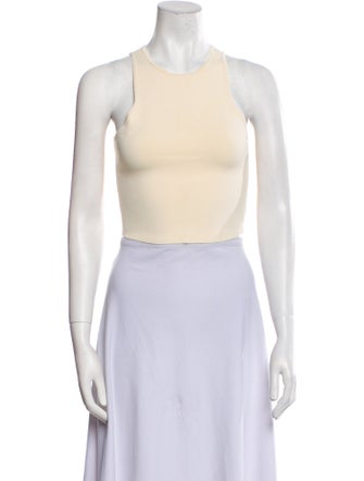 A.L.C. Halterneck Sleeveless Crop Top