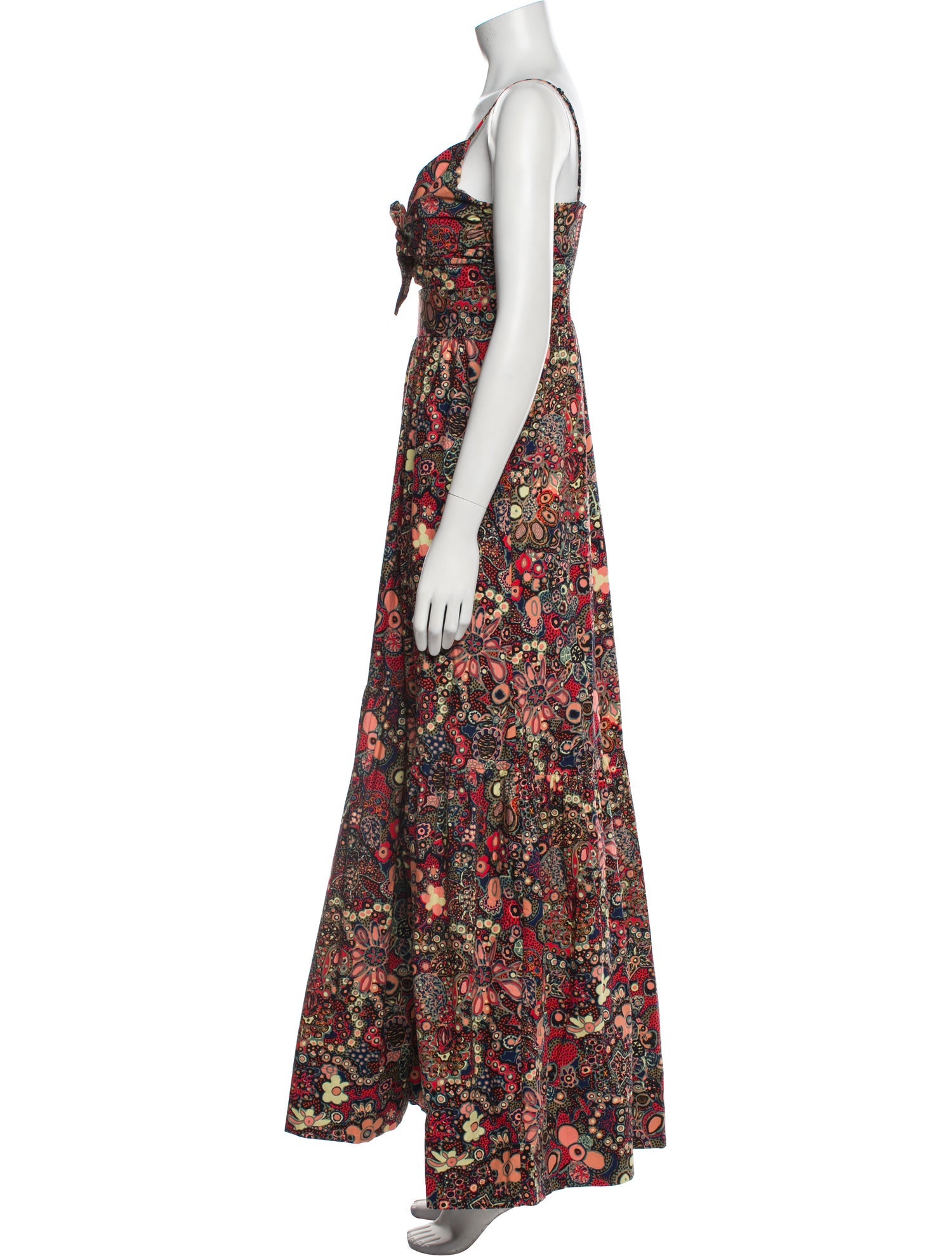 A.L.C. Floral Print Long Dress