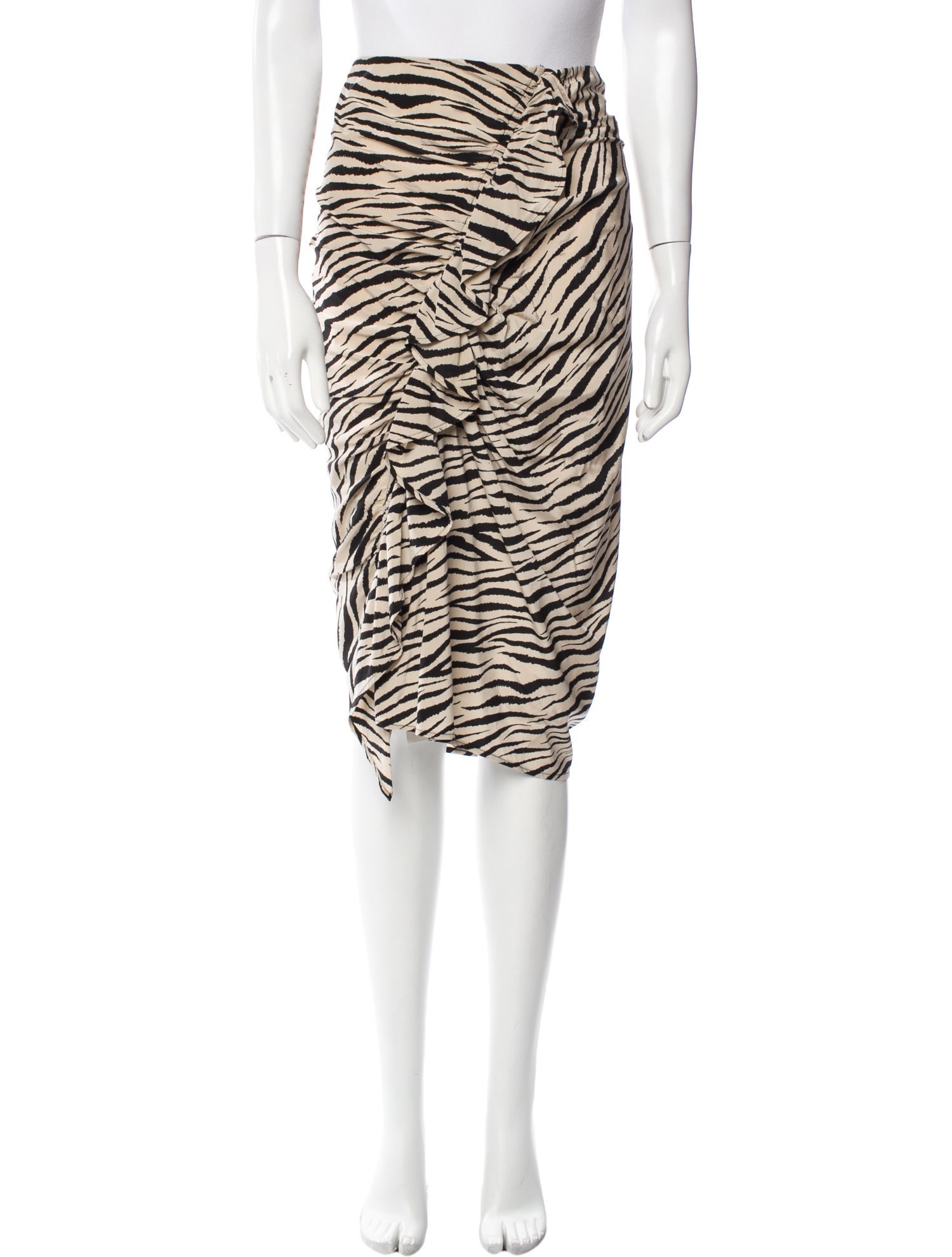 A.L.C. Silk Knee-Length Skirt