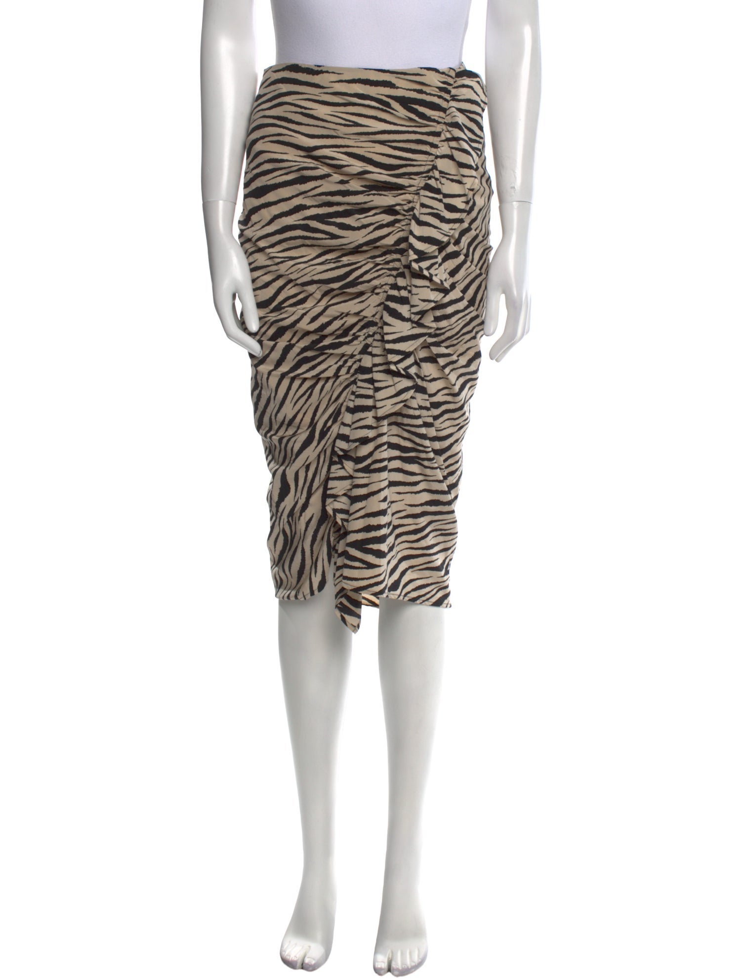 A.L.C. Silk Knee-Length Skirt