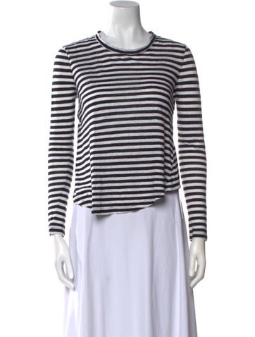 A.l.c. Knitwear Linen Striped Sweater XS