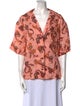A.L.C. Linen Printed Blouse