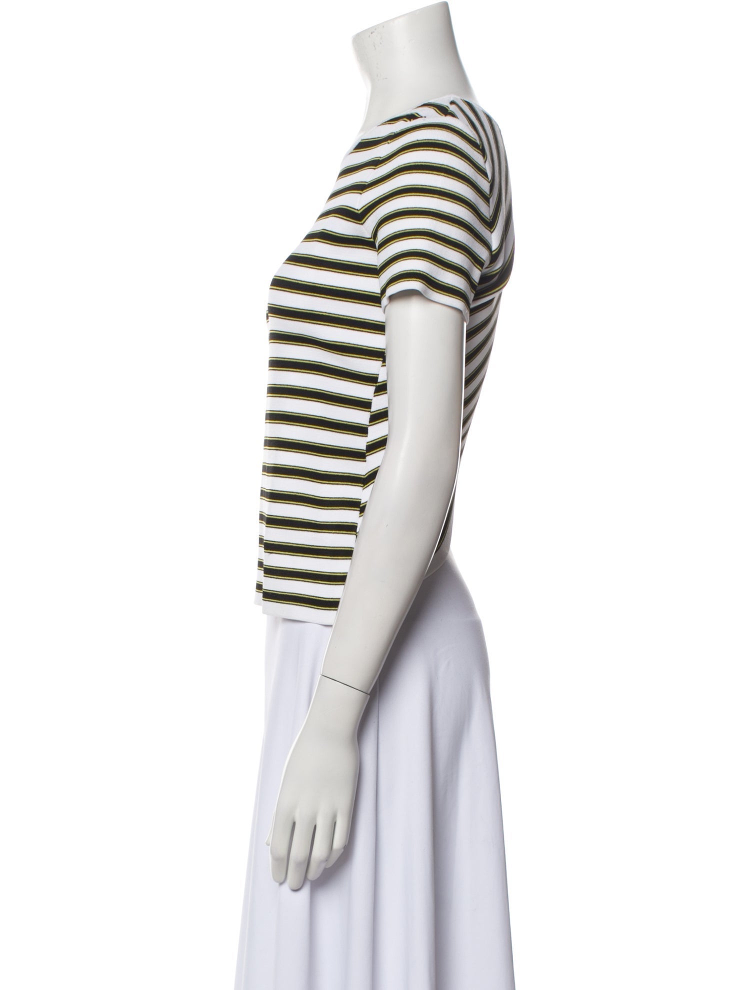 A.L.C. Striped Scoop Neck Sweater