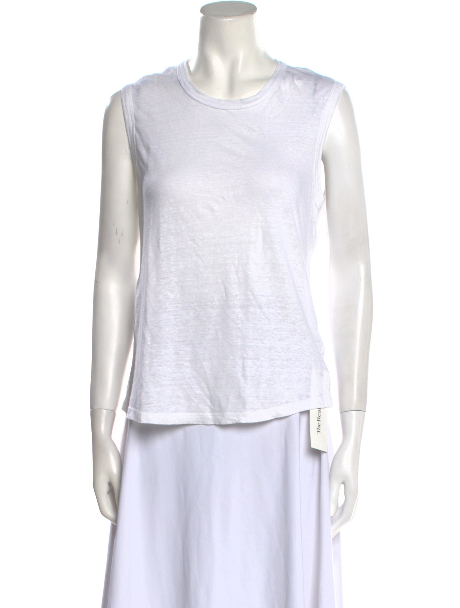 A.L.C. Linen Crew Neck Top