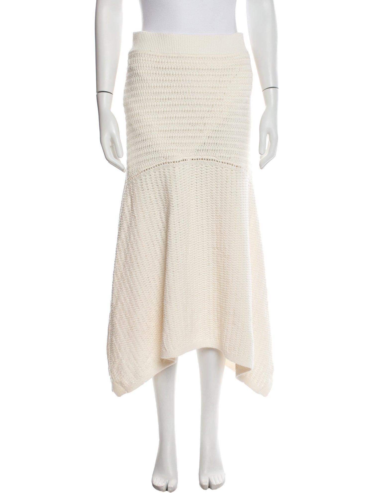 A.L.C. Lace Pattern Midi Length Skirt