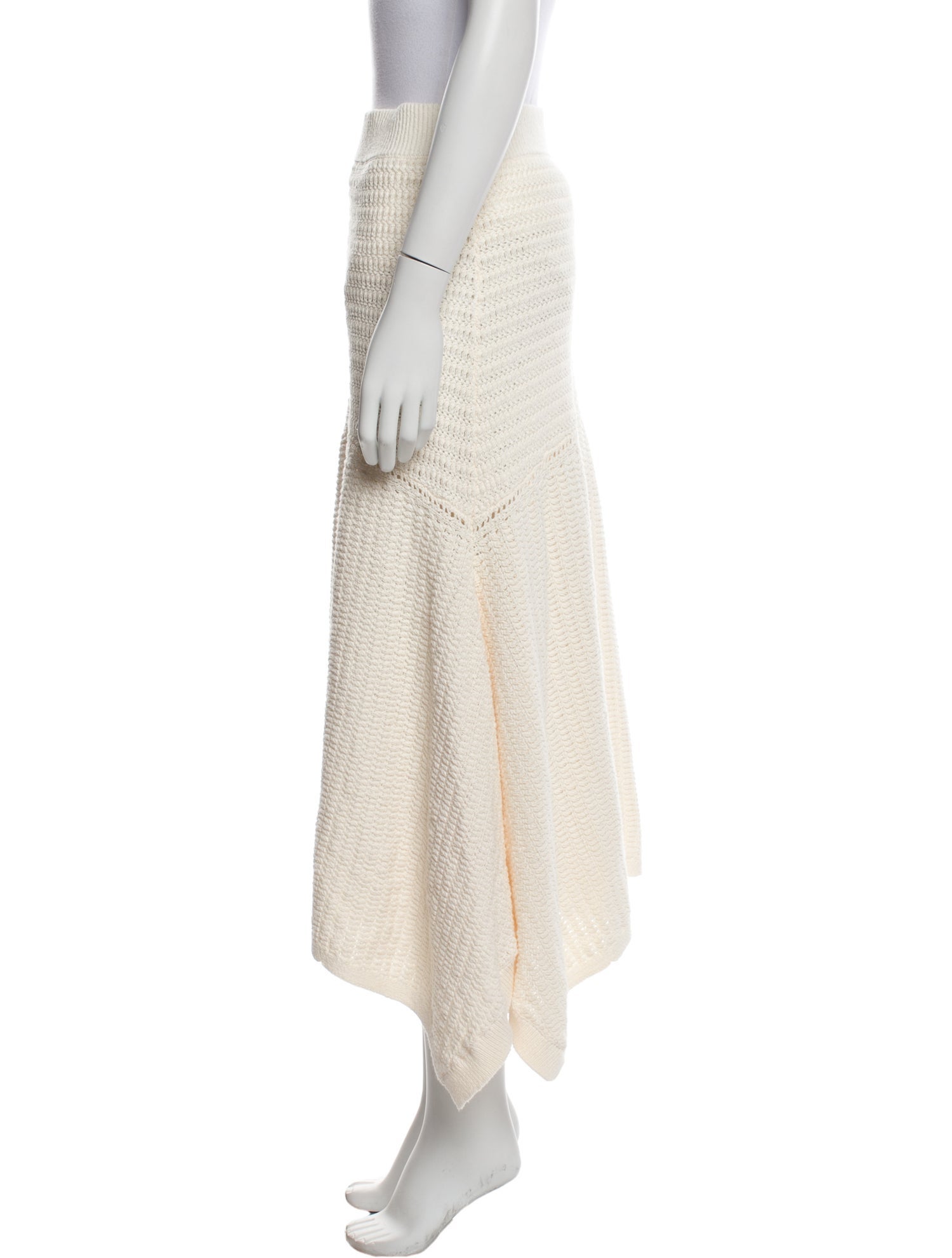 A.L.C. Lace Pattern Midi Length Skirt