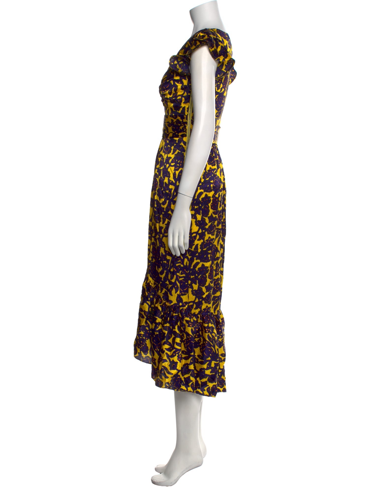 A.L.C. Silk Midi Length Dress