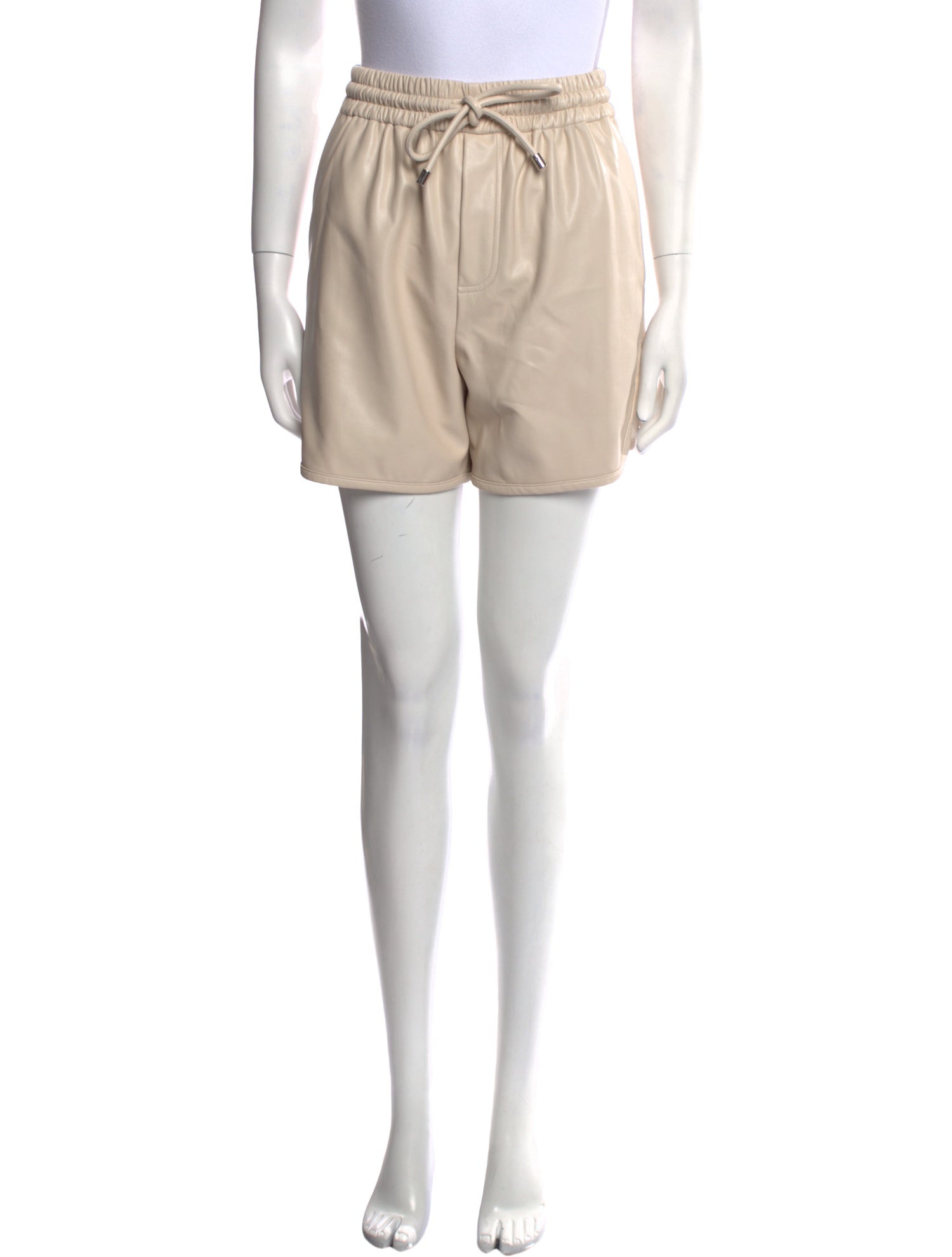A.L.C. Faux Leather Mini Shorts